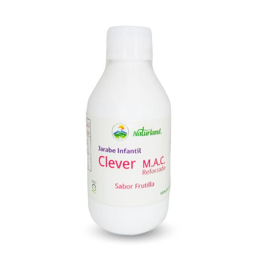 Clever M.A.C. Reforzado Infantil Jarabe Sabor frutilla 200ml