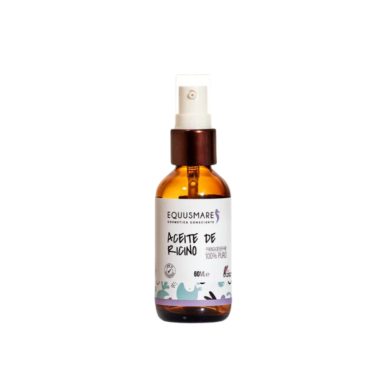 Aceite de ricino 60ml - 100% Puro - Prensado en frío