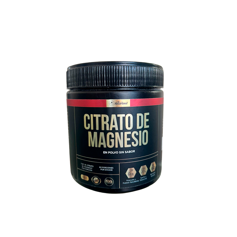 CITRATO DE MAGNESIO EN POLVO 300 GR - NATURLAND