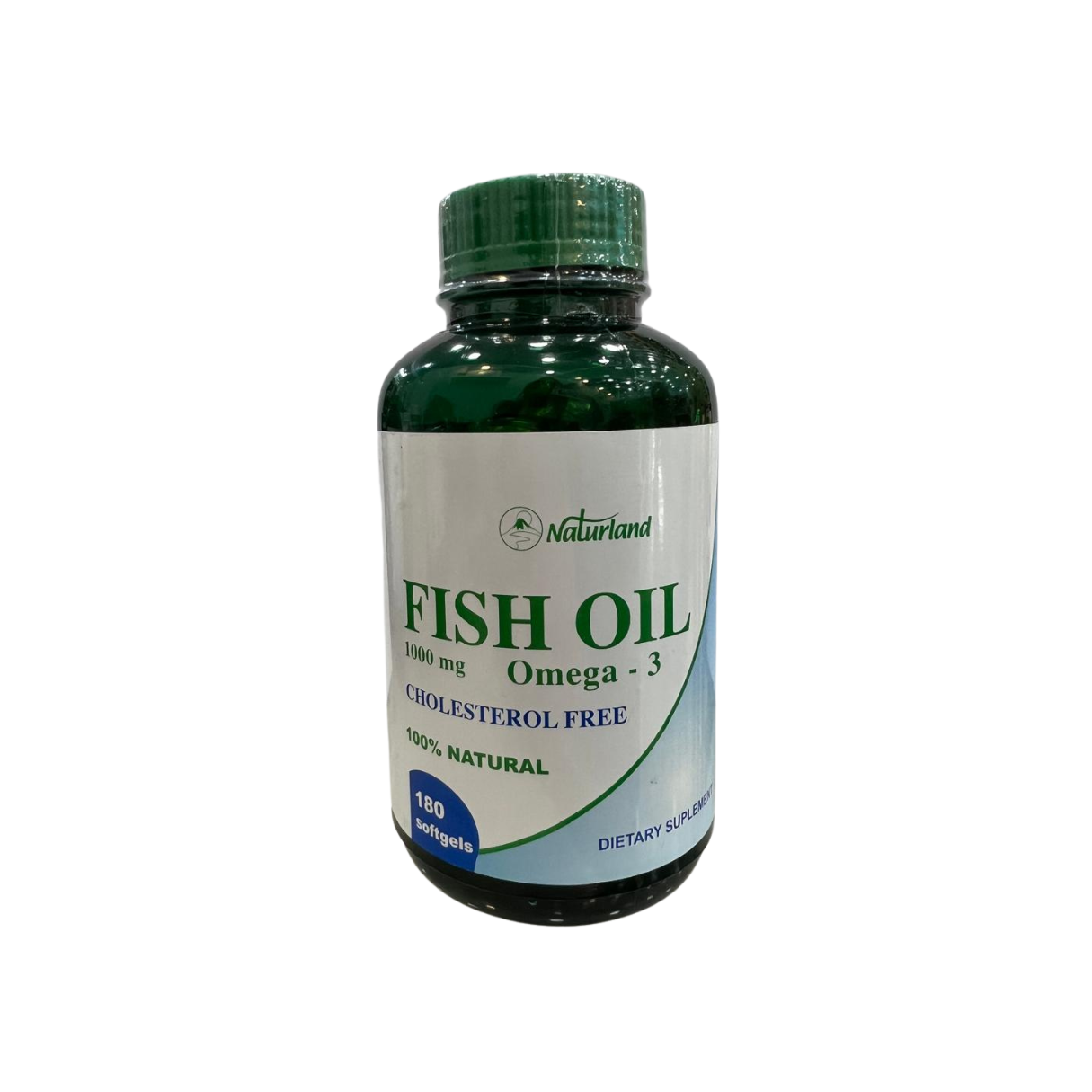 Fish Oil Aceite de Pescado 1000mg Naturland 180 Cápsulas Blandas