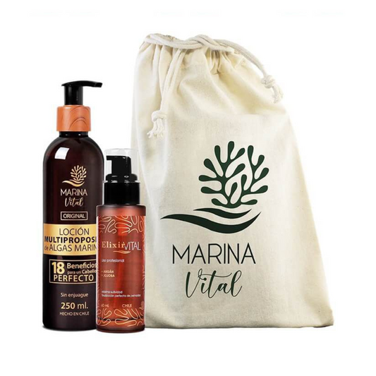 KIT MAMÁ LOCIÓN MULTIP. 250ML+SERUM ELIXIR 60ML - MARINA VITAL