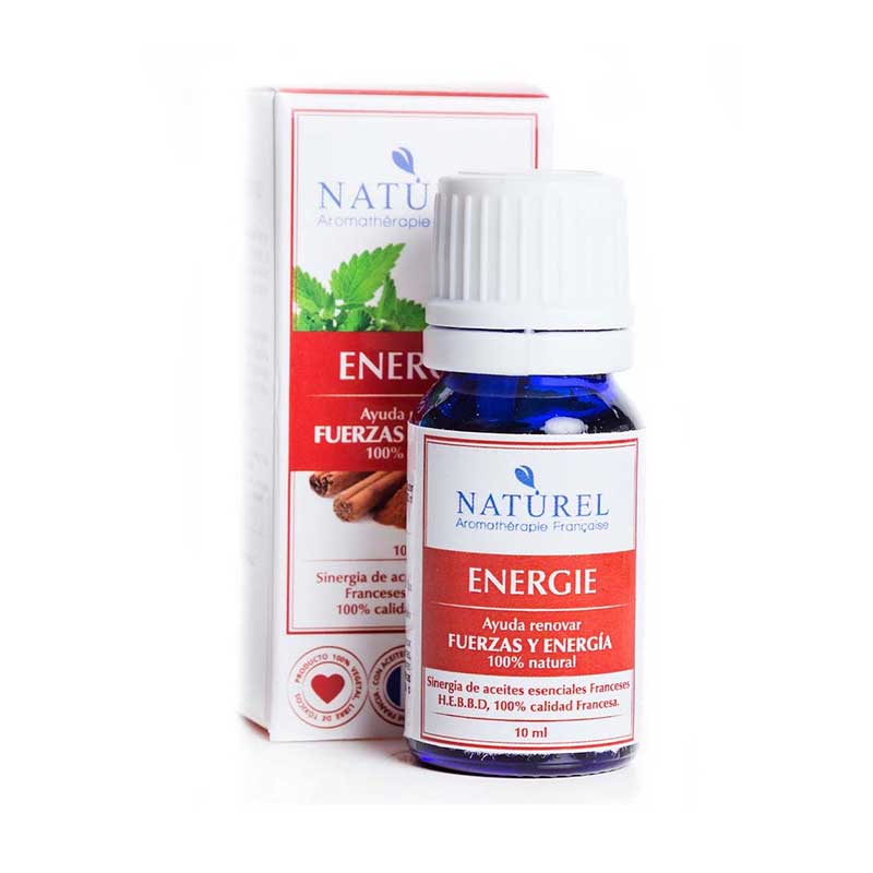 Aromaterapia Sinergia Energie 10ml Naturel. Para renovar el ÃƒÂ ¡nimo y la motivaciÃƒÂ ³n.