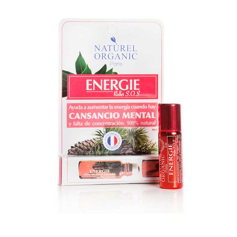 Roller SOS Energy 4ml Naturel. Para mantener la energía y superar los momentos de sueÃƒÂ ±o.