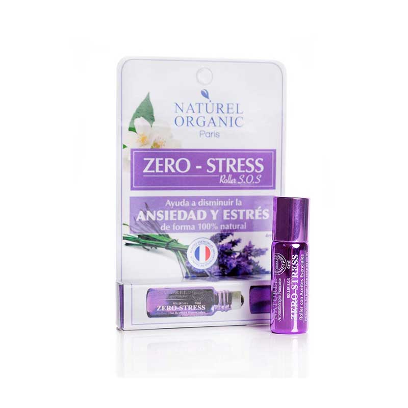 Roller Zero-Stress 4ml Naturel. Ayuda a combatir el estrÃ ©s, las tensiones, fomentar la relajaciÃ ³n y serenidad, prÃ ¡ctico y de bolsillo.