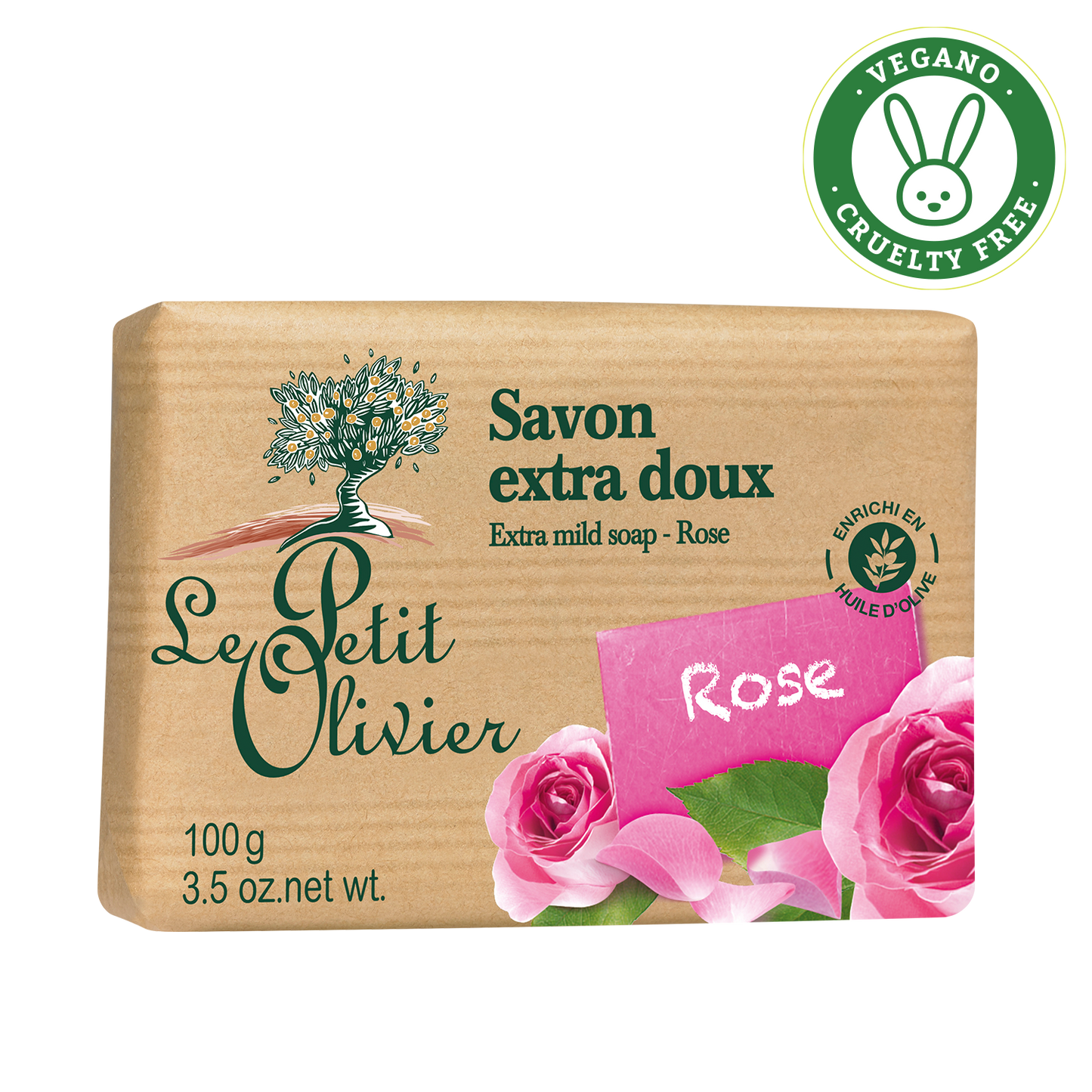 JABON EXTRA SUAVE ROSA 100 GR